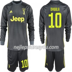 Fotbalový Dres Juventus Paulo Dybala 10 Dětské Alternativní 2018/19 Dlouhý Rukáv